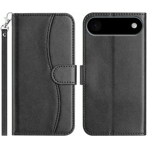 Mobigear S Line iPhone Air Hülle Klapphülle Geldbörse - Schwarz