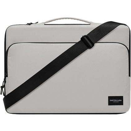 Gaston Luga Däsh Cushioned Laptop Aktentasche 16 Zoll Laptoptasche + Handgriff - Taupe