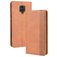 Mobigear Sensation Xiaomi Redmi Note 9 Pro Hülle Klapphülle Geldbörse - Cognac