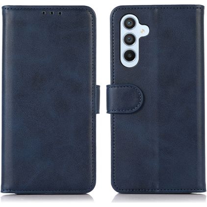 Mobigear Wallet Samsung Galaxy A16 Hülle Klapphülle Geldbörse - Blau