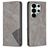 Mobigear Rhombus Slim Samsung Galaxy S26 Ultra Hülle Klapphülle - Grau