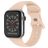 Mobigear Sport Dual Silikon Apple Watch Armband Pin-and-Tuck-Verschluss - 49/46/45/44 mm - Pastellrosa