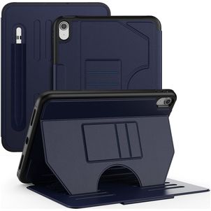 Mobigear Magnetic Folio iPad 11 (2025) Hülle Klapphülle + Stifthalter - Marineblau