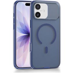 Mobigear Shockproof Grip iPhone 17 MagSafe Hülle Hardcase Backcover - Blau