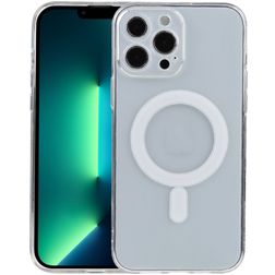Mobigear Crystal Durchsichtig iPhone 13 Pro Max MagSafe Hülle Hardcase Backcover - Transparent