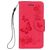 Mobigear Butterfly iPhone X Hülle Klapphülle Geldbörse - Rot