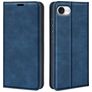 Mobigear Retro Slim iPhone 17e Hülle Klapphülle Geldbörse - Dunkelblau