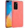 Mobigear Croco Huawei P40 Hülle Hardcase Backcover - Rot