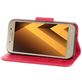 Mobigear Butterfly Samsung Galaxy A5 (2017) Hülle Klapphülle Geldbörse - Rot