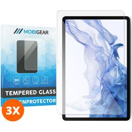 Mobigear Samsung Galaxy Tab S9 Panzerglas Gehärtetes Glas Displayschutz - Hüllenfreundlich (3er Pack)