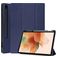 Mobigear Tri-Fold Gel Samsung Galaxy Tab S7 FE Hülle TPU,Kunstleder Klapphülle + Stifthalter - Dunkelblau