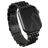 Burga Chic Royal Edelstahl Apple Watch Armband Faltschließe - 42/41/40/38 mm - Schwarz