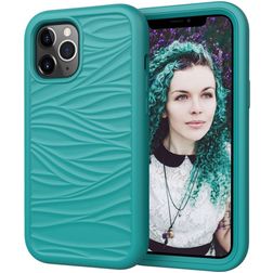 Mobigear Wave iPhone 12 Pro Max Hülle Hardcase Backcover Stoßfest - Türkis