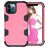 Mobigear Ultra Tough iPhone 12 Pro Max Hülle Hardcase Backcover Stoßfest - Magenta