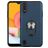 Mobigear Armor Ring Samsung Galaxy A01 Hülle Hardcase Backcover Stoßfest mit Ringhalter - Blau