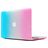 Mobigear Rainbow Matte MacBook Pro 13 Zoll (2012-2015) Hardshell Hülle Laptop Cover MacBook Case - Blau / Pink - Modell A1425 / A1502