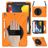 Mobigear SureGrip XGuard iPad 8 (2020) Hülle Kunststoff,Silikon Backcover + Stifthalter + Schulterträger + Ständer - Orange