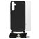 Mobilize Lanyard Gelly Samsung Galaxy S24 Plus Flexibles TPU Handykette - Schwarz