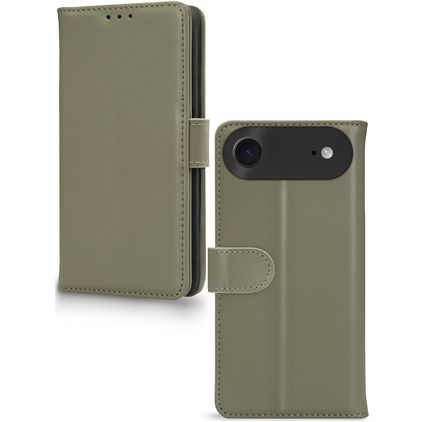 Mobilize Premium Gelly iPhone Air Hülle Klapphülle Geldbörse - Grün