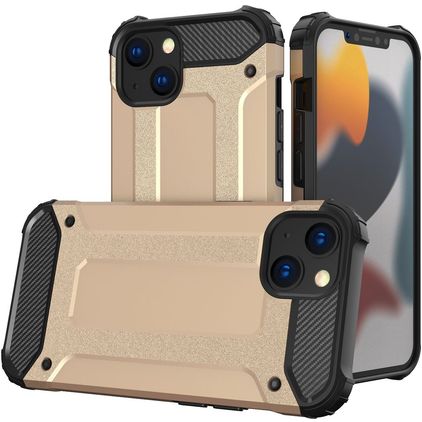 Mobigear Outdoor iPhone 16 Hülle Hardcase Backcover Stoßfest - Gold