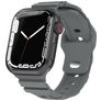 Mobigear Sport Armor Silikon Apple Watch Armband Drückerschließe - 49/46/45/44 mm - Grau