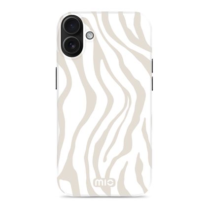 MIO iPhone 16 MagSafe Hülle Hardcase Backcover - Sandy Zebra