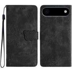 Mobigear Butterfly iPhone Air Hülle Klapphülle Geldbörse - Schwarz
