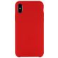 Mobigear Rubber Touch iPhone XS Max Silikon Hülle Backcover - Rot