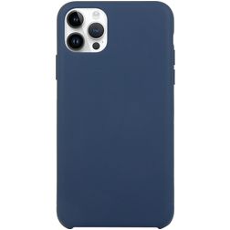 Mobigear Rubber Touch iPhone 15 Pro Max Silikon Hülle Backcover - Dunkelblau
