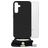 Mobilize Lanyard Gelly Samsung Galaxy S24 Plus Flexibles TPU Handykette - Schwarz
