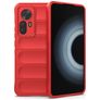 Mobigear Bumpy Xiaomi 12T Hülle Flexibles TPU Backcover - Rot