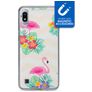 My Style Magneta Samsung Galaxy A10 Hülle Flexibles TPU Backcover - Flamingo