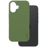 CARE by PanzerGlass Fashionable iPhone 16 Silikon MagSafe Backcover - Grün