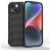 Mobigear Bumpy iPhone 15 Hülle Flexibles TPU Backcover - Schwarz