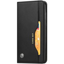 Mobigear Card Set Samsung Galaxy Note 20 Ultra Hülle Klapphülle Geldbörse - Schwarz