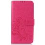 Mobigear Clover OnePlus 6T Klapphülle Portemonnaie - Magenta