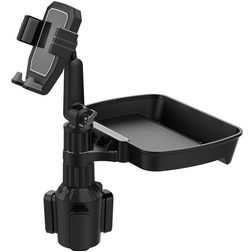 Mobigear Side Tray Autohalterung Getränkehalter Klemme Universal - Schwarz