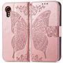 Mobigear Butterfly Samsung Galaxy Xcover 7 Hülle Klapphülle Geldbörse - Roségold
