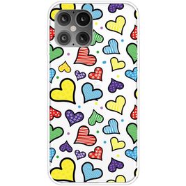 Mobigear Design iPhone 12 Pro Max Hülle Flexibles TPU Backcover - Donut