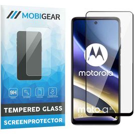 Mobigear Premium Motorola Moto G31 Panzerglas Gehärtetes Glas Displayschutz - Hüllenfreundlich - Schwarz