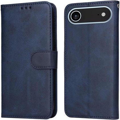 Mobigear Wallet iPhone Air Klapphülle Portemonnaie - Blau