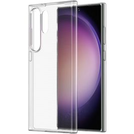 Mobigear Basics Durchsichtig Samsung Galaxy S24 Ultra Hülle Flexibles TPU Backcover - Transparent