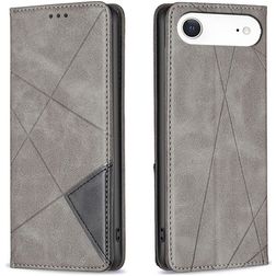 Mobigear Rhombus Slim iPhone Air Hülle Klapphülle - Grau