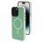 Mobiparts Hardcover iPhone 14 Pro MagSafe Hülle Hardcase Backcover - Satin Light Green