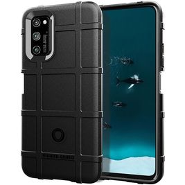 Mobigear Rugged Shield Realme 7 Pro Hülle Flexibles TPU Backcover Stoßfest - Schwarz