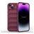 Mobigear Bumpy iPhone 15 Plus Hülle Flexibles TPU Backcover - Weinrot