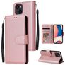 Mobigear Wallet iPhone 14 Hülle Klapphülle Geldbörse - Roségold
