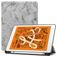 Mobigear Tri-Fold Marble iPad Air 3 (2019) Hülle Klapphülle + Stifthalter - Grau