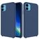 Mobigear Rubber Touch iPhone 11 Silikon Hülle Backcover - Marineblau