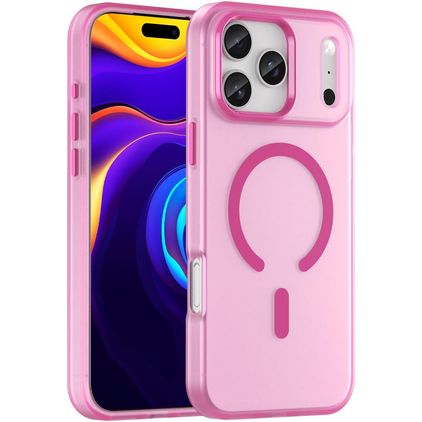 Mobigear Shockproof iPhone 17 Pro Max MagSafe Hardcase Backcover - Pink